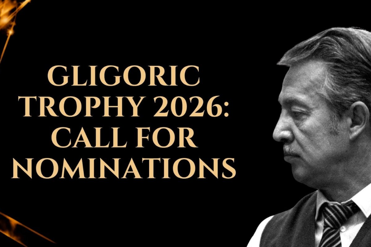 Gligoric Trophy 2026 Call for nominations